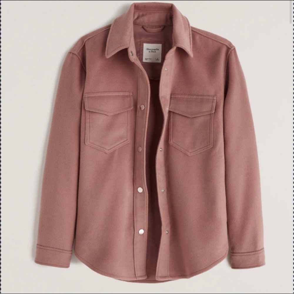 Abercrombie shirt jacket in size medium